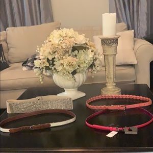 Set of 4 XS/S belts Express/Abercrombie